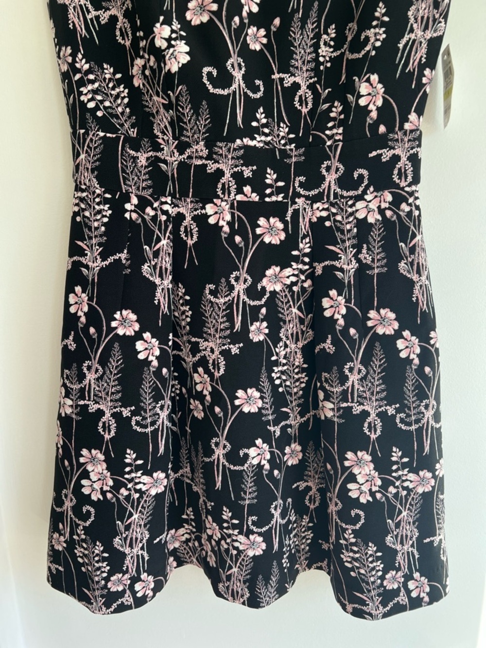 Maison Jules Sprigs of Change Floral Fit & Flare Dress, Black Pink | Women’s (4) - Picture 4 of 9